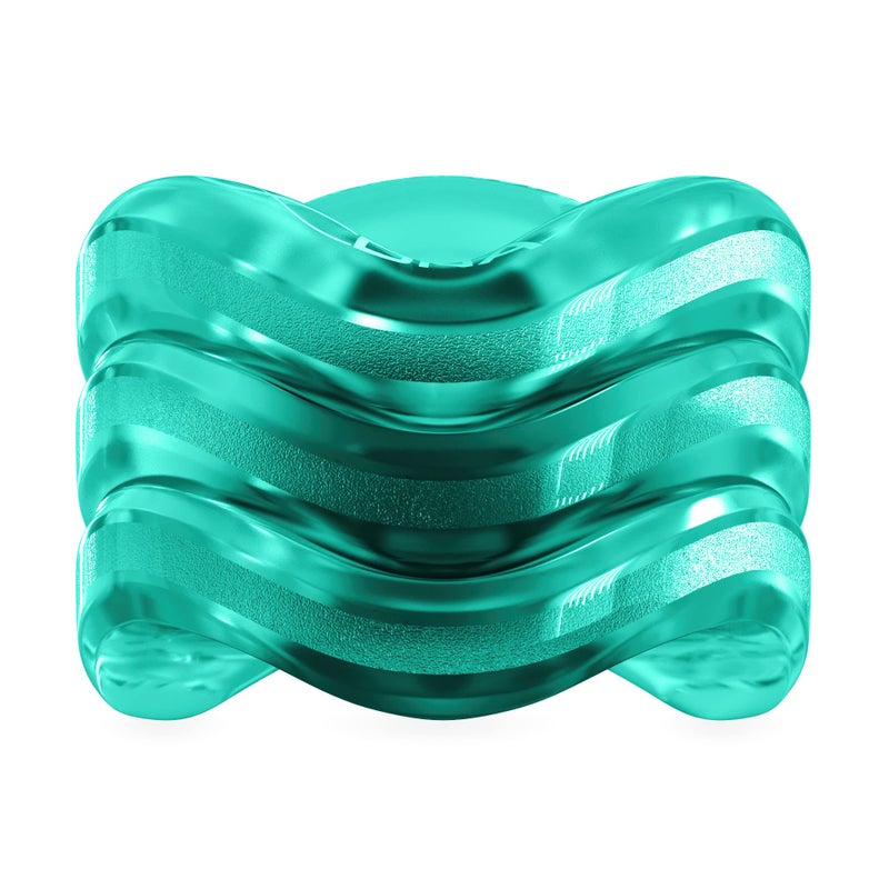 Shark Wheel 72mm 78a Longboard Cruising Wheels  DNA Formula  Set of 4 Wheels (.Transparent Emerald.  72mm) - Image 5